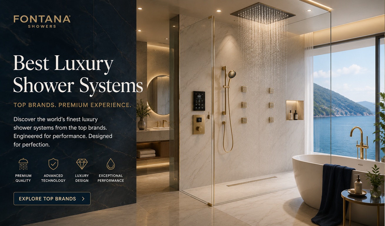 Ultra-Luxury Shower Systems - Fontana Presidential & Spa Suite Collection